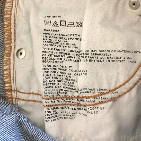 BDG jean shorts sz 28 with roll hem - Picture 9 of 9